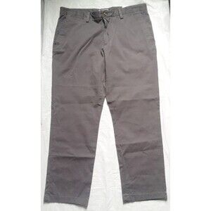 Club Room Sz 36/30 Mens Gray pants Stretch Performance Golf Chino Casual adult